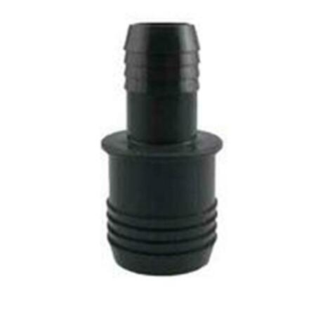 BOSHART INDUSTRIES 1 x 0.75 in. Boshart Hose Reducing Coupling, Gray - Polyethylene 278390